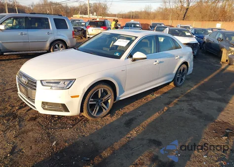 2017 Audi A4 2.0T Premium z USA, uszkodzony, nr VIN WAUENAF49HN019360